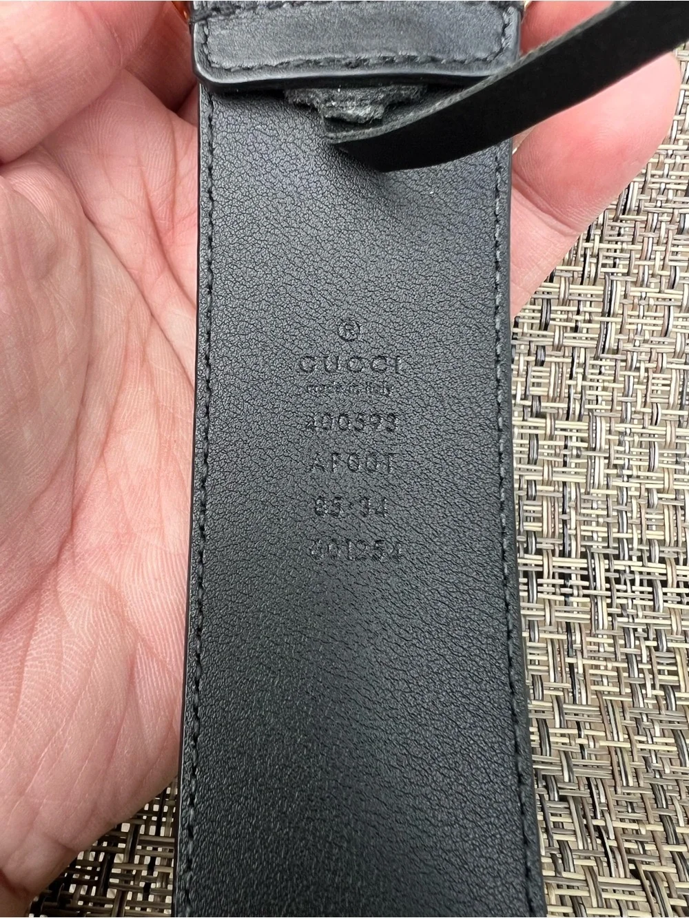 Gucci GG Marmont Black Leather
